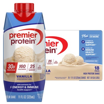Premier vanilla protein energy shakes 18-pack