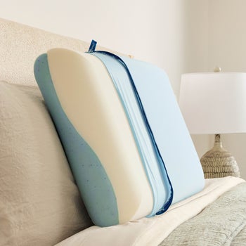 Sealy Posturepedic dual support memory foam pillow with cooling cover