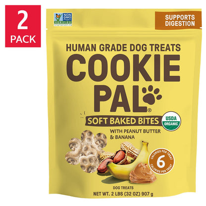 Cookie Pal soft baked peanut butter and banana dog treats