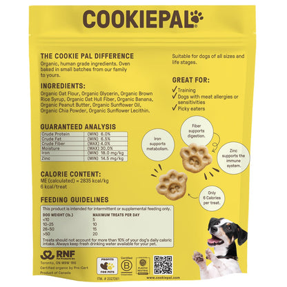 2-count 2 lb bags of Cookie Pal dog treats
