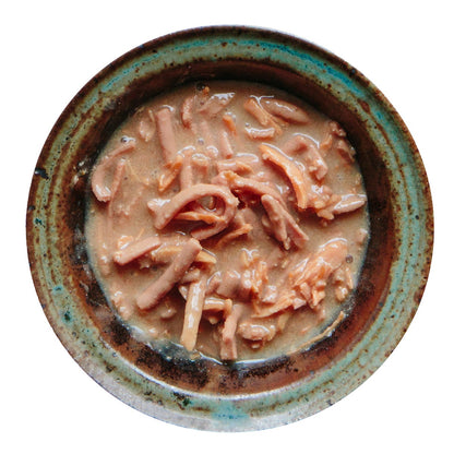 Shredded wet dog food for meal or topper
