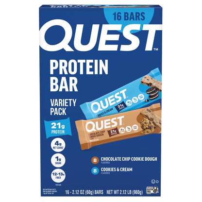 Quest Protein Bar Variety Pack 16-count box