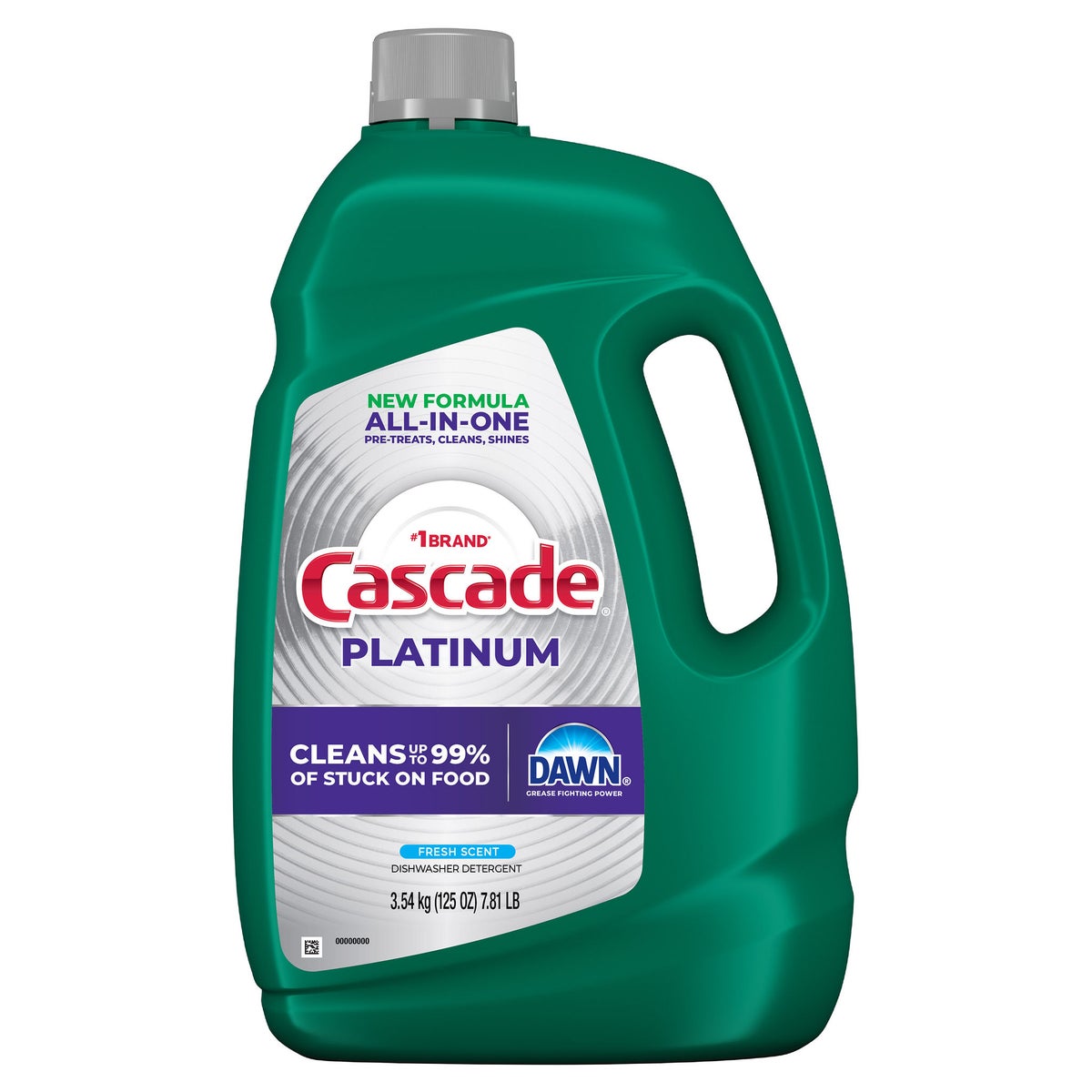 Cascade Platinum liquid dishwasher detergent 125 fl oz