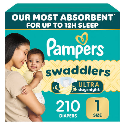 Pampers Swaddlers Ultra diapers size 1-2 pack