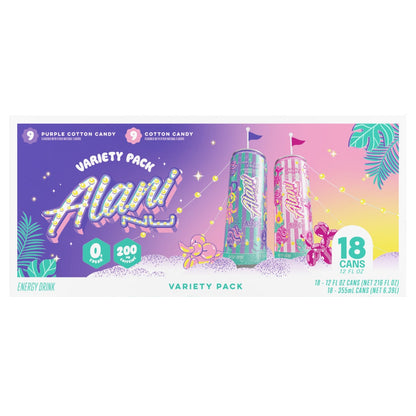 Alani Nu Cotton Candy energy drink 18-count pack