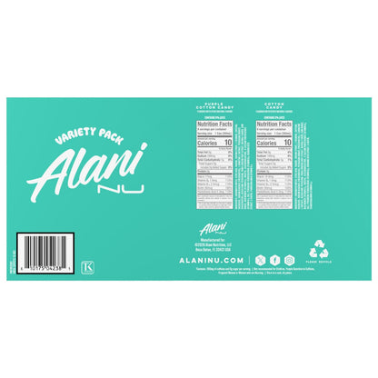 Alani Nu Cotton Candy zero sugar energy drink
