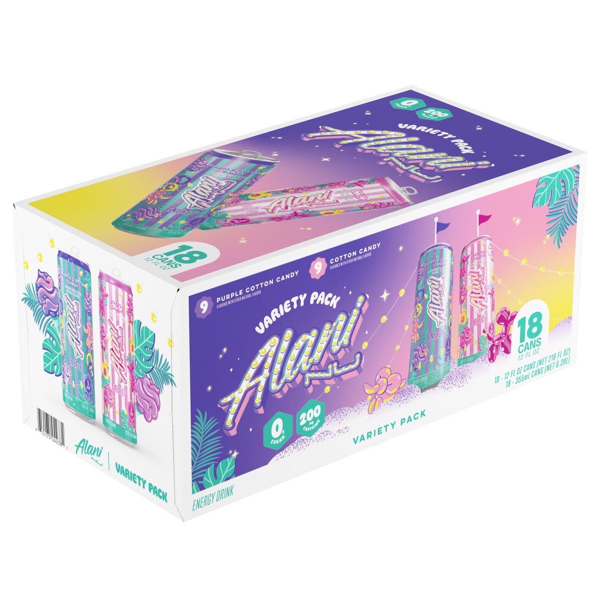Alani Nu variety pack of 18 energy drinks