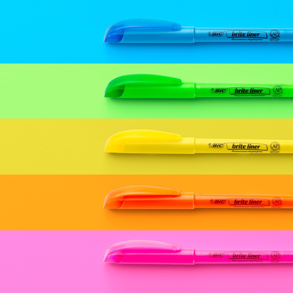 BIC Brite Liner bulk highlighter set for school and office
