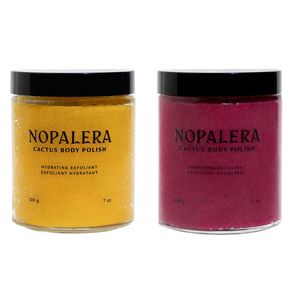 Nopalera Cactus Body Polish Duo with Tangerine and Hibiscus