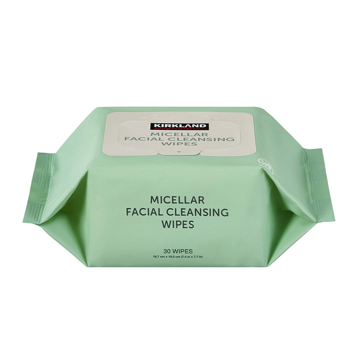 Kirkland Signature cleansing wipes resealable pack