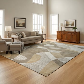 Eden Alma blue 7’10” x 10’ area rug