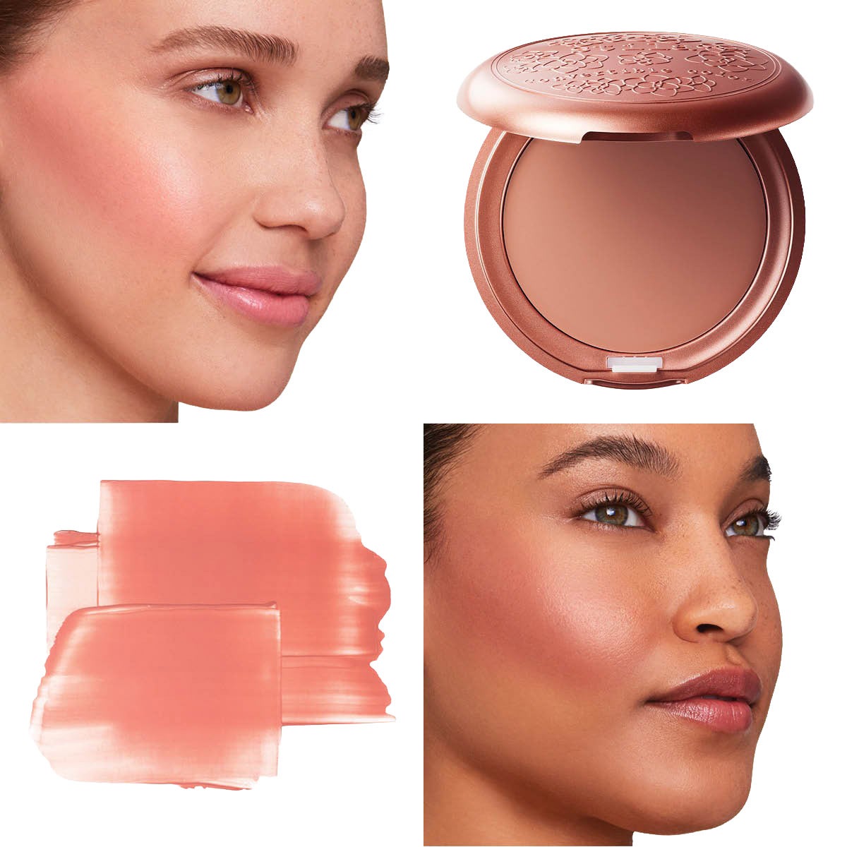 Portable Stila Cosmetics convertible color blush compact