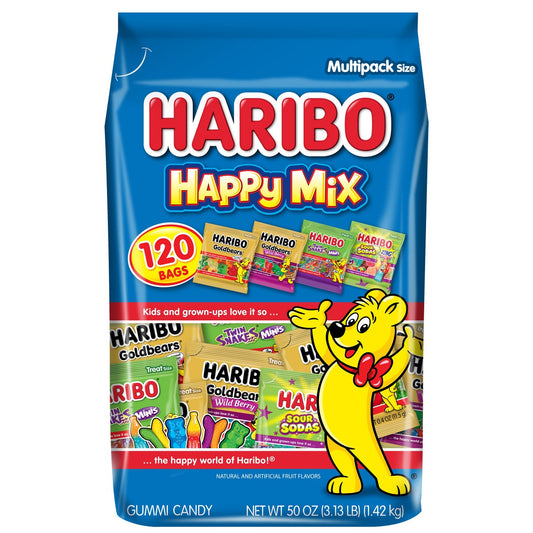 Haribo Happy Mix variety pack 120-count