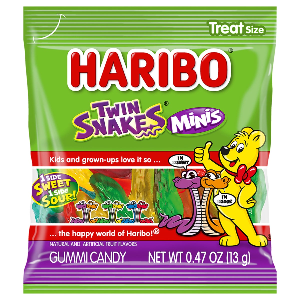 Haribo single-serve gummy snack bags