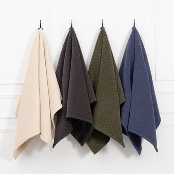 Berkshire gray chenille knit throw blanket