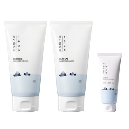 Round Lab 1025 Dokdo cleanser set packaging
