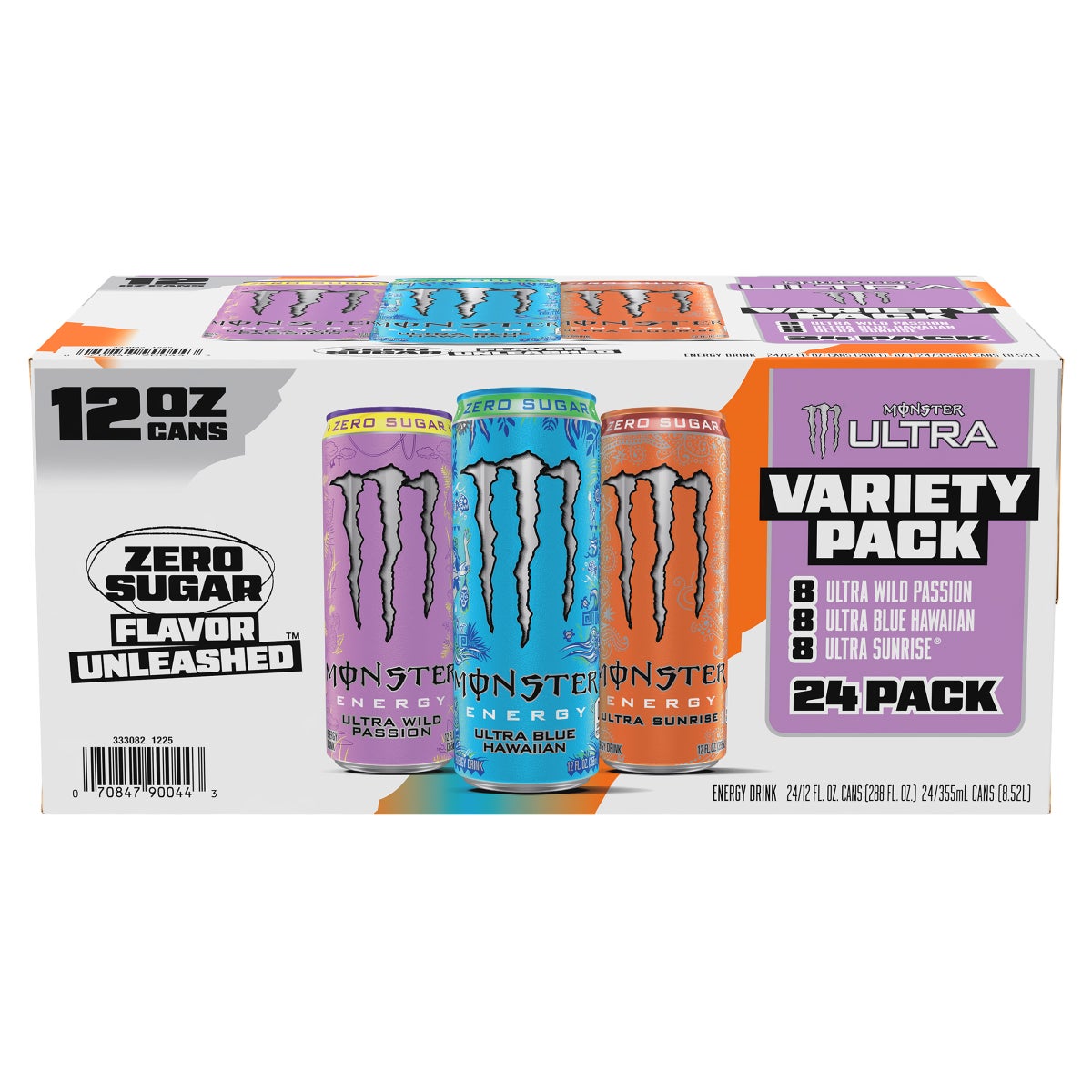 Monster Ultra Variety Pack 24-count energy drink case