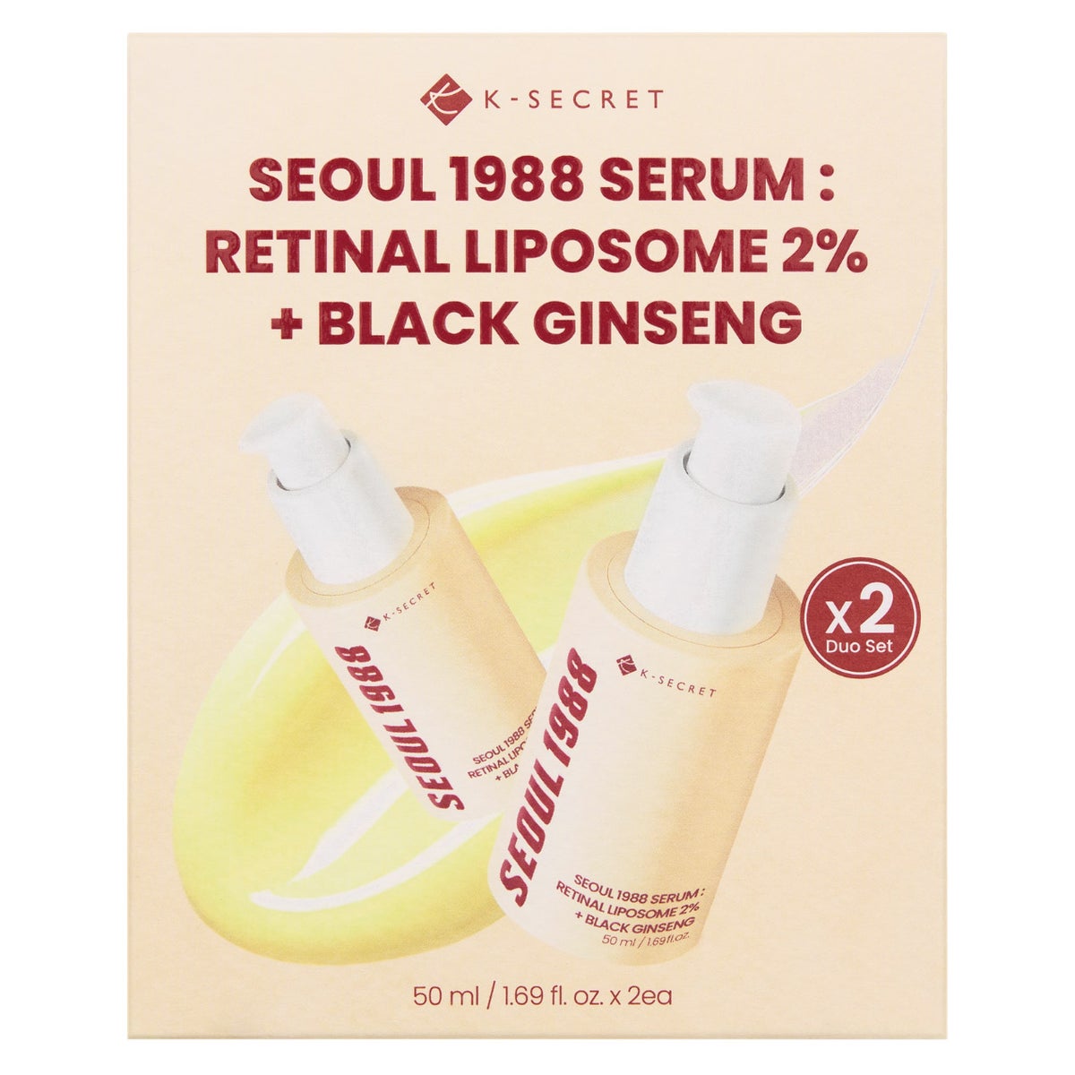 Korean beauty serum for texture and radiance