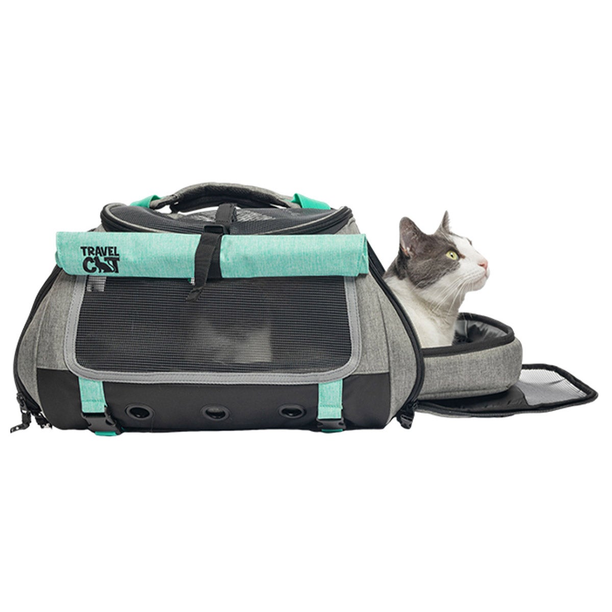 Portable cat carrier for trips and vet visits