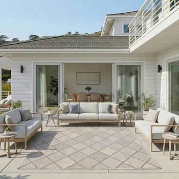 Laguna Morris Angora Rope indoor outdoor area rug