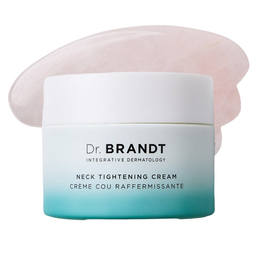 Dr. Brandt neck tightening cream with gua sha tool