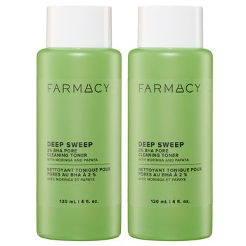 Farmacy Deep Sweep pore cleaning toner 2-pack