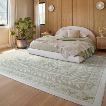 Ruggable gray flatwoven washable Laurel rug 8 x 10