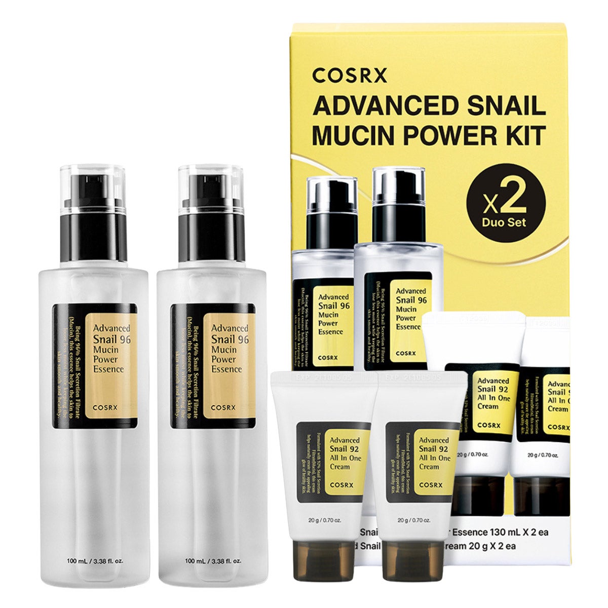 COSRX Advanced Snail Mucin Power Essence duo