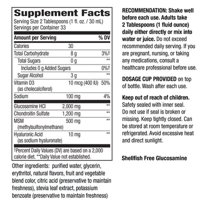 Wellesse extra strength joint movement supplement front label