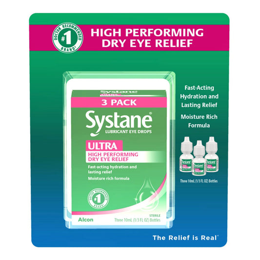 Systane ULTRA lubricant eye drops 30 ml bottle