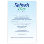 Refresh Plus preservative-free drops for contacts