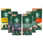 Recyclable Starbucks Nespresso capsules assortment 60 count