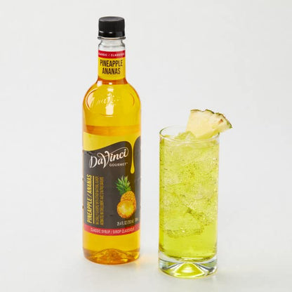 Classic pineapple beverage syrup for cocktails and mocktails