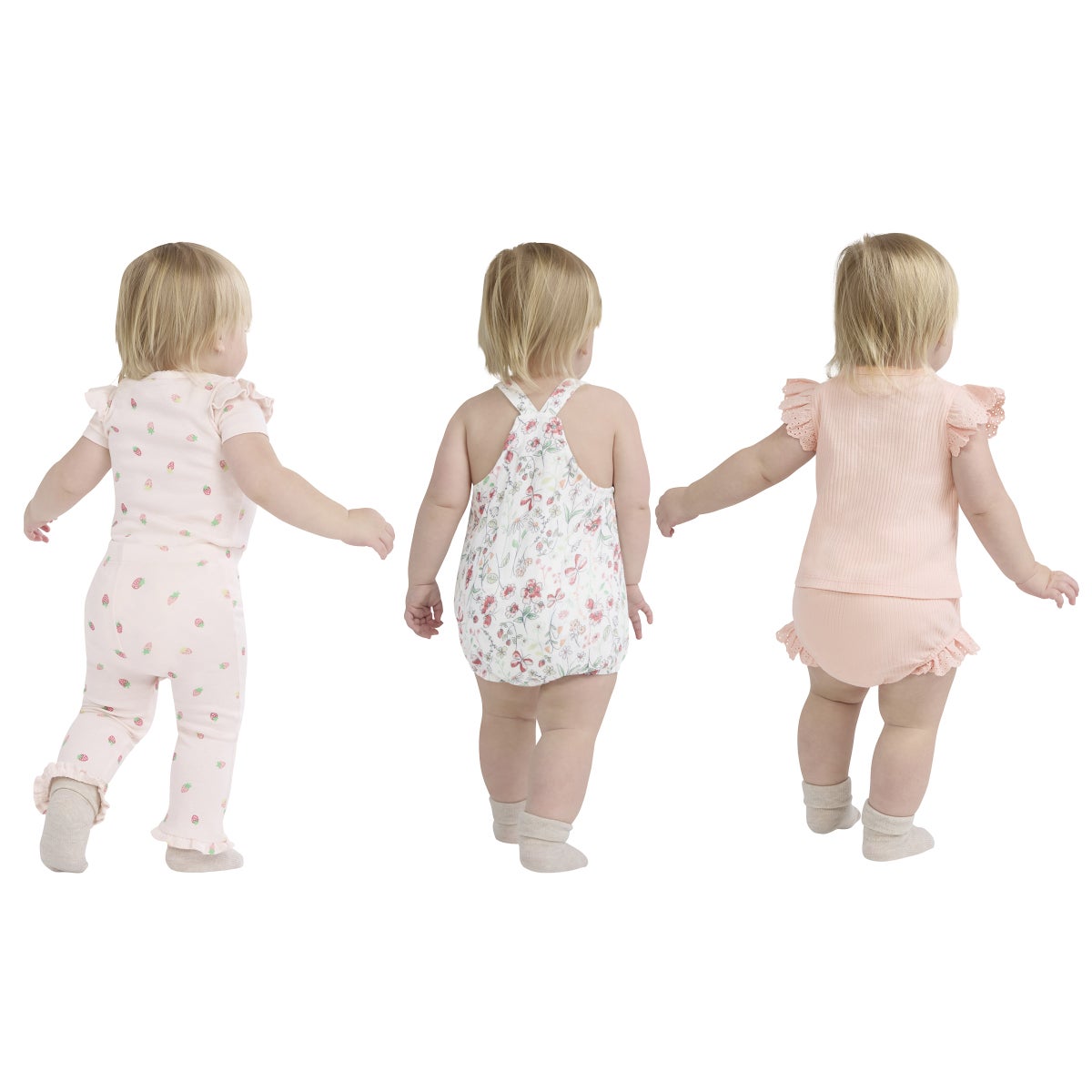 Huggies baby clothing set with snap closure