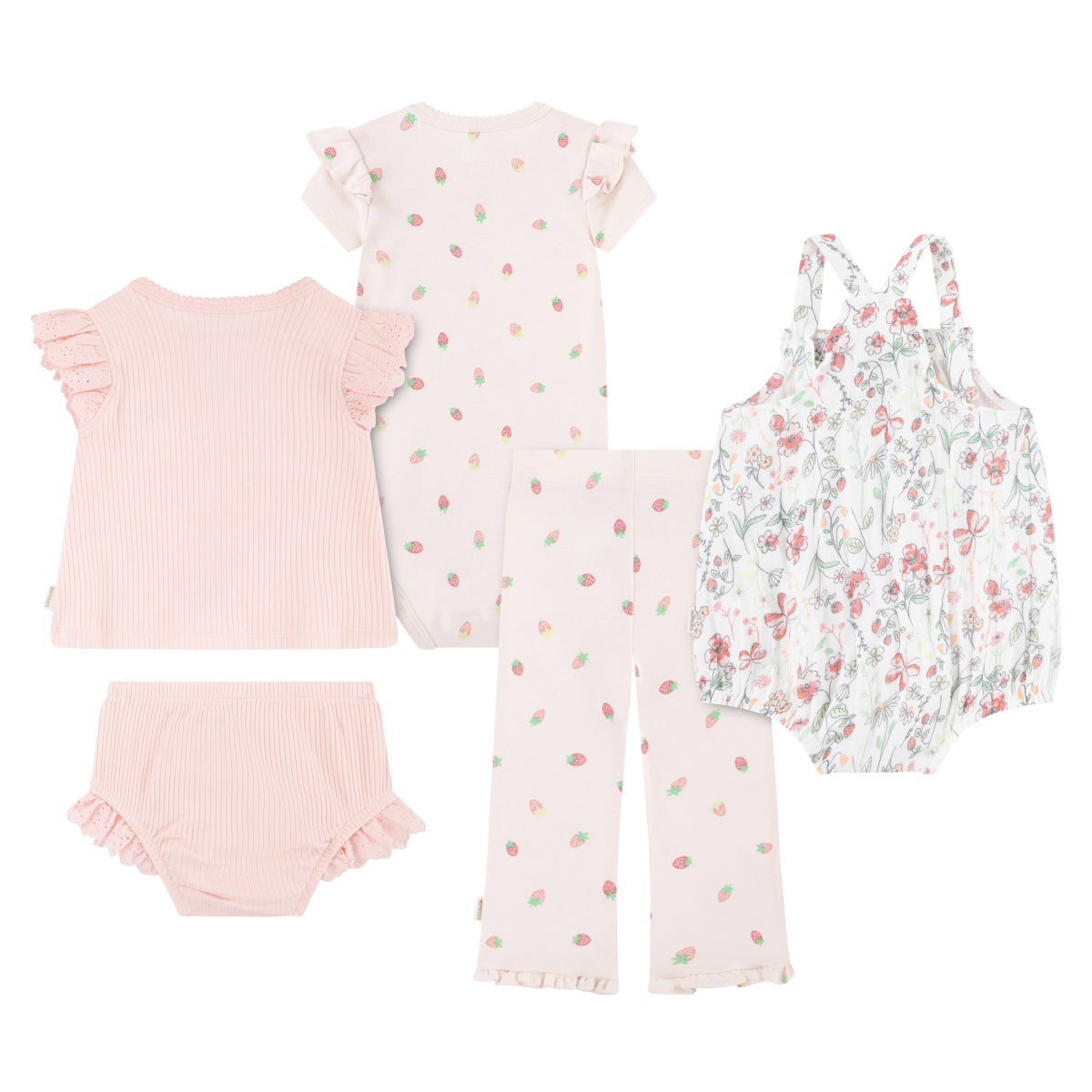 Pink baby set for everyday wear