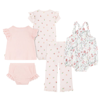 Pink baby set for everyday wear