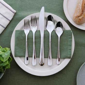 Gourmet Settings Vallée 20-piece stainless steel flatware set