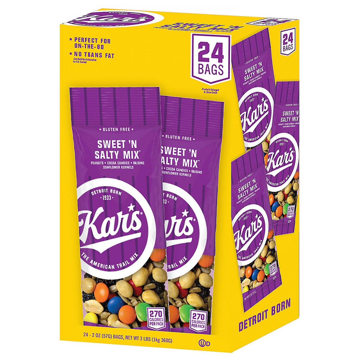 Kar's Sweet 'N Salty trail mix 24-count box