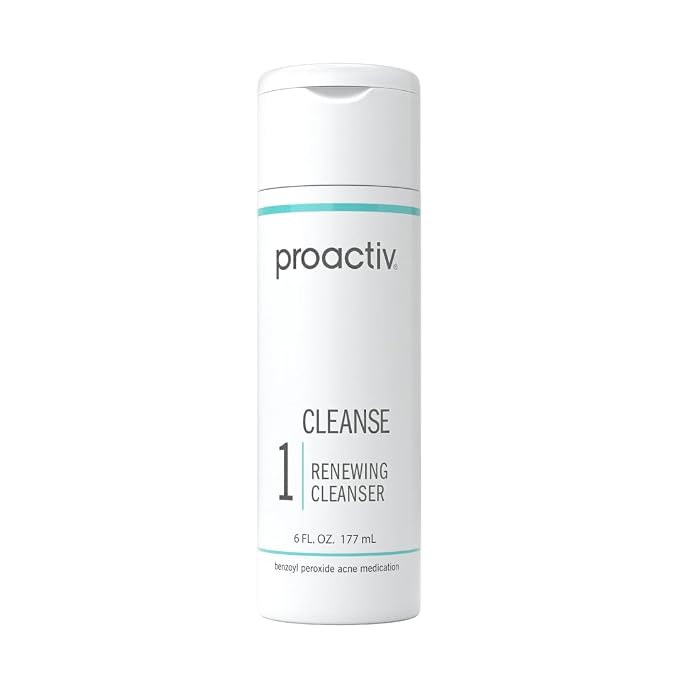 Proactiv Renewing Acne Cleanser benzoyl peroxide face wash bottle