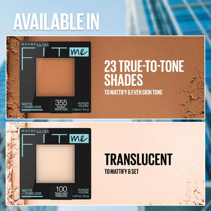 Maybelline Translucent pressed powder for shine control