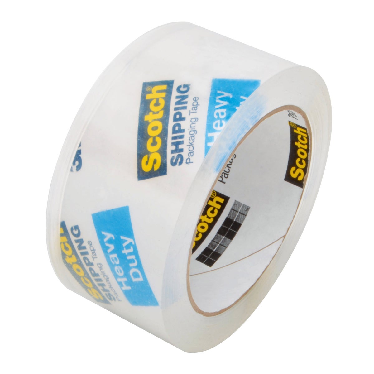 Clear Scotch shipping tape rolls for packing