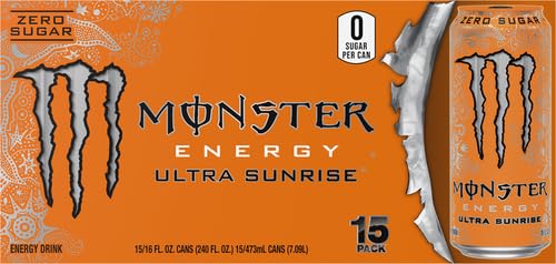 Sugar free Monster Energy Ultra Sunrise beverage