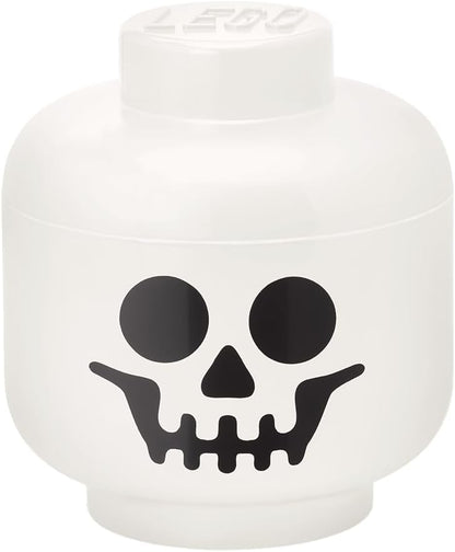 LEGO storage head with lid for toys