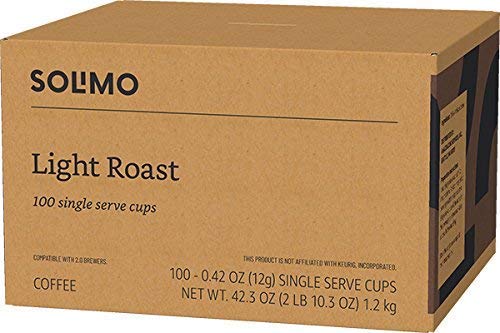 Solimo coffee pods compatible with 1.0 and 2.0 K-Cup brewers