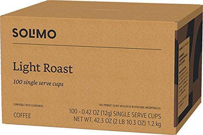 Solimo coffee pods compatible with 1.0 and 2.0 K-Cup brewers