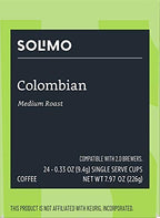 100 percent Arabica medium roast coffee pods