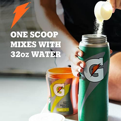76.5 oz Gatorade powder container for sports hydration