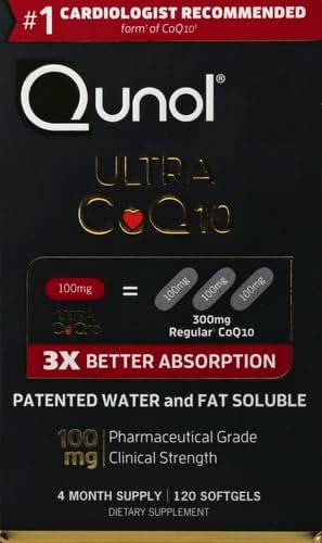 Qunol Ultra CoQ10 3X better absorption softgels