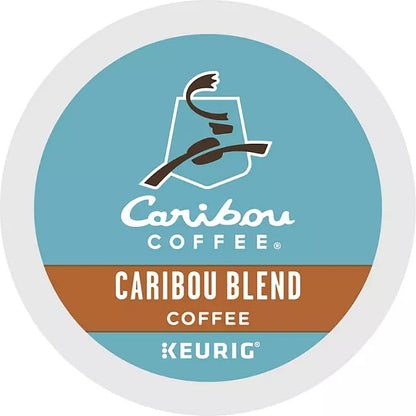 Worldwide Nutrition Bundle Compatible with Caribou Coffee K-Cups Medium Roast – Ground Coffee with Sweet, Spicy & Berry Notes – 80 Count Single-Serve Pods Caribou Blend Coffee K-Cups with Keychain