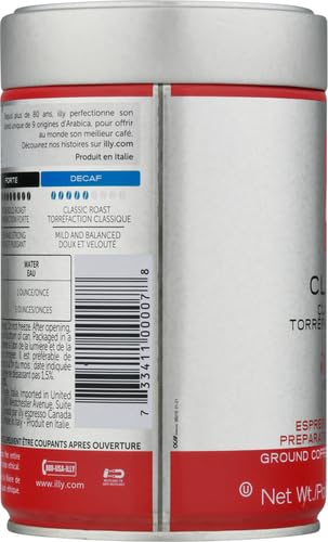 illy 8.8 oz ground espresso coffee for Moka pot